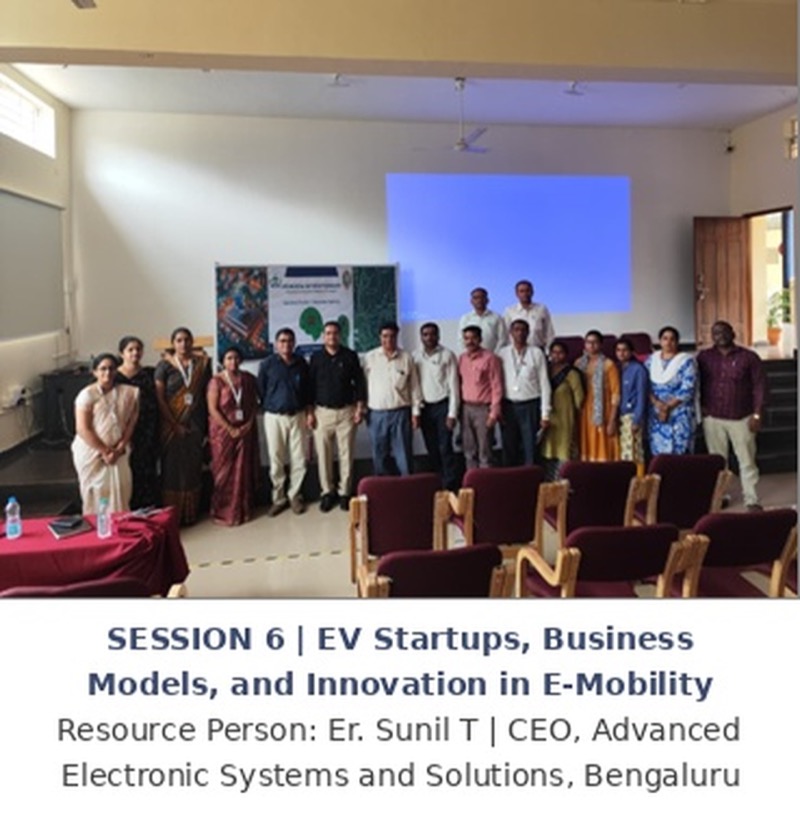 Industry session at ATAL FDP on Electric Vehicles